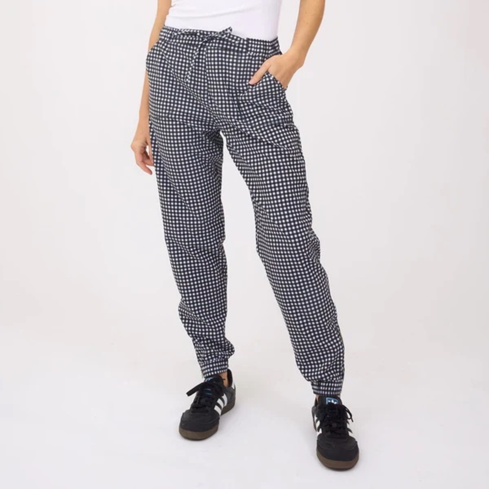 Albion NWT Black Check Jetsetters Pants